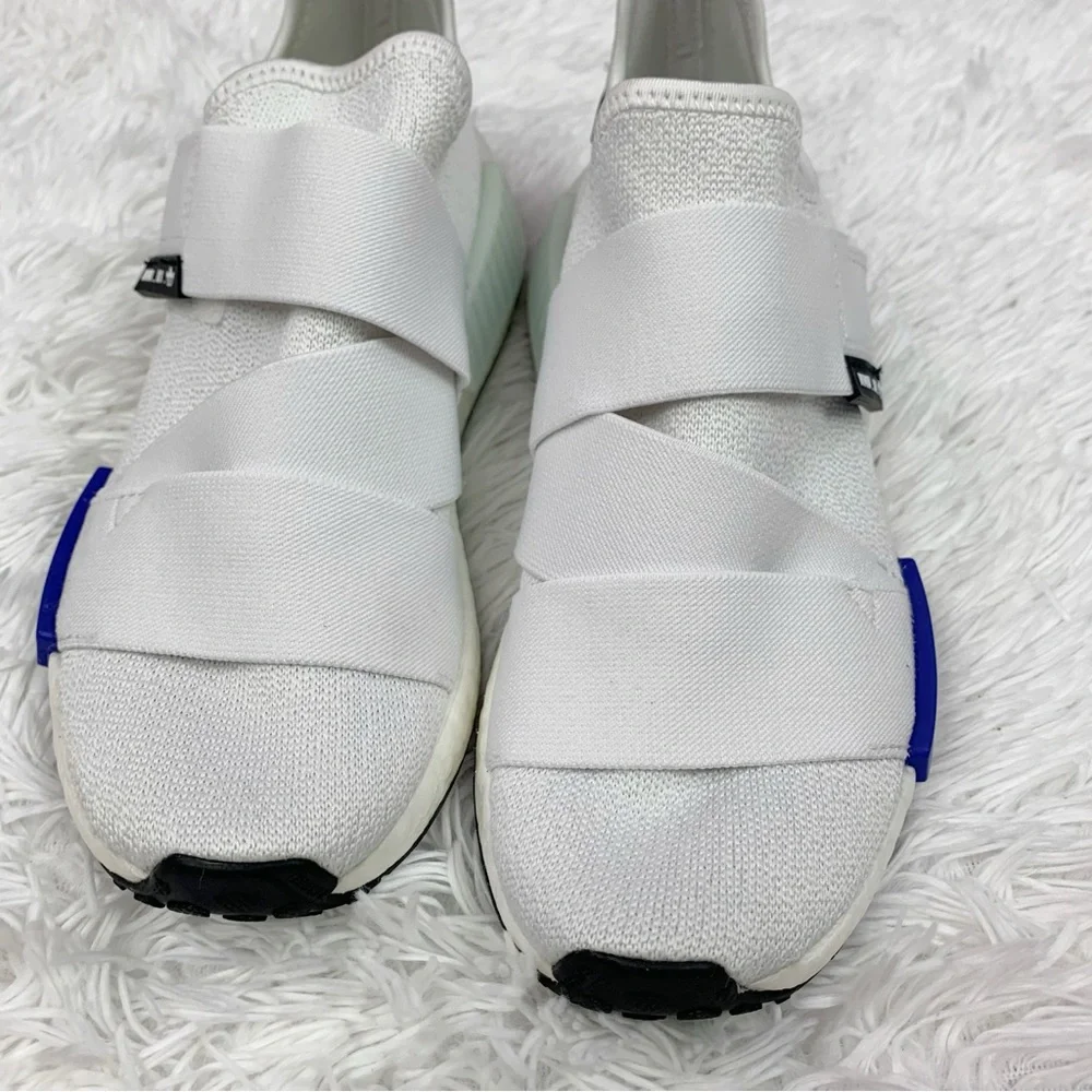 adidas women Originals NMD_R1 Strap cloud White Lucid Blue Core‎ Black shoes